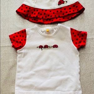 3 pc lady bug baby outfit by Anne Geddes